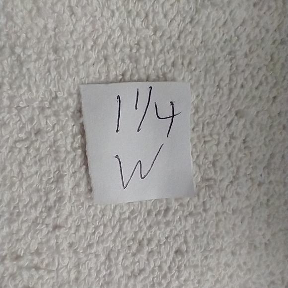 Silvertone wire hoop earrings - Picture 2 of 2